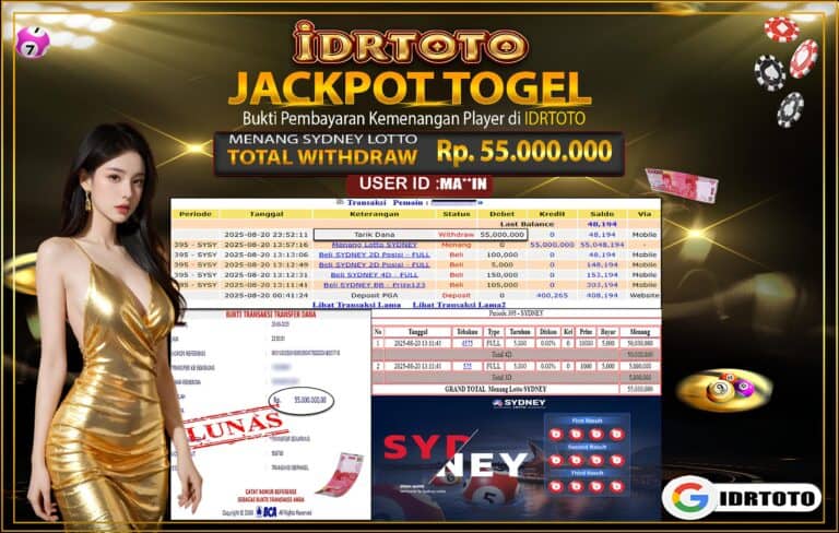 IDRTOTO: Toto Togel Sydney Resmi Hadiah 4D Terbesar
