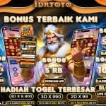 IDRTOTO: Situs Slot Jamin Menang Hari Ini yang Bikin Pemain Ketagihan